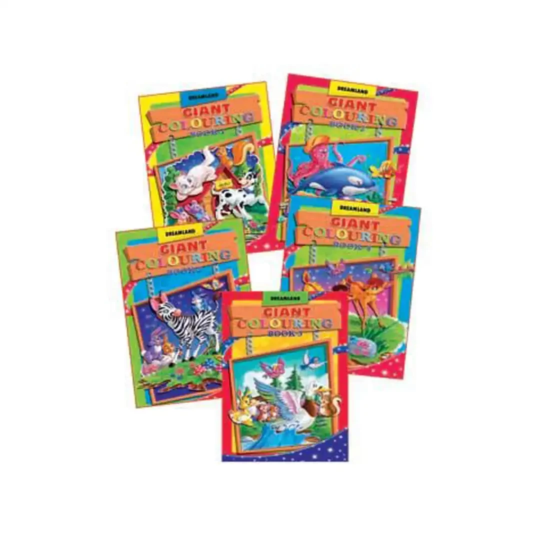 Giant Colouring Books - (5 Titles)