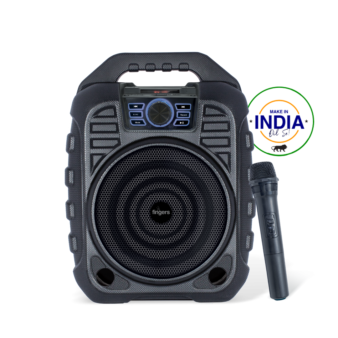 FINGERS Knockout Rugged 32 speaker with Mic | RGB Color | Wireless