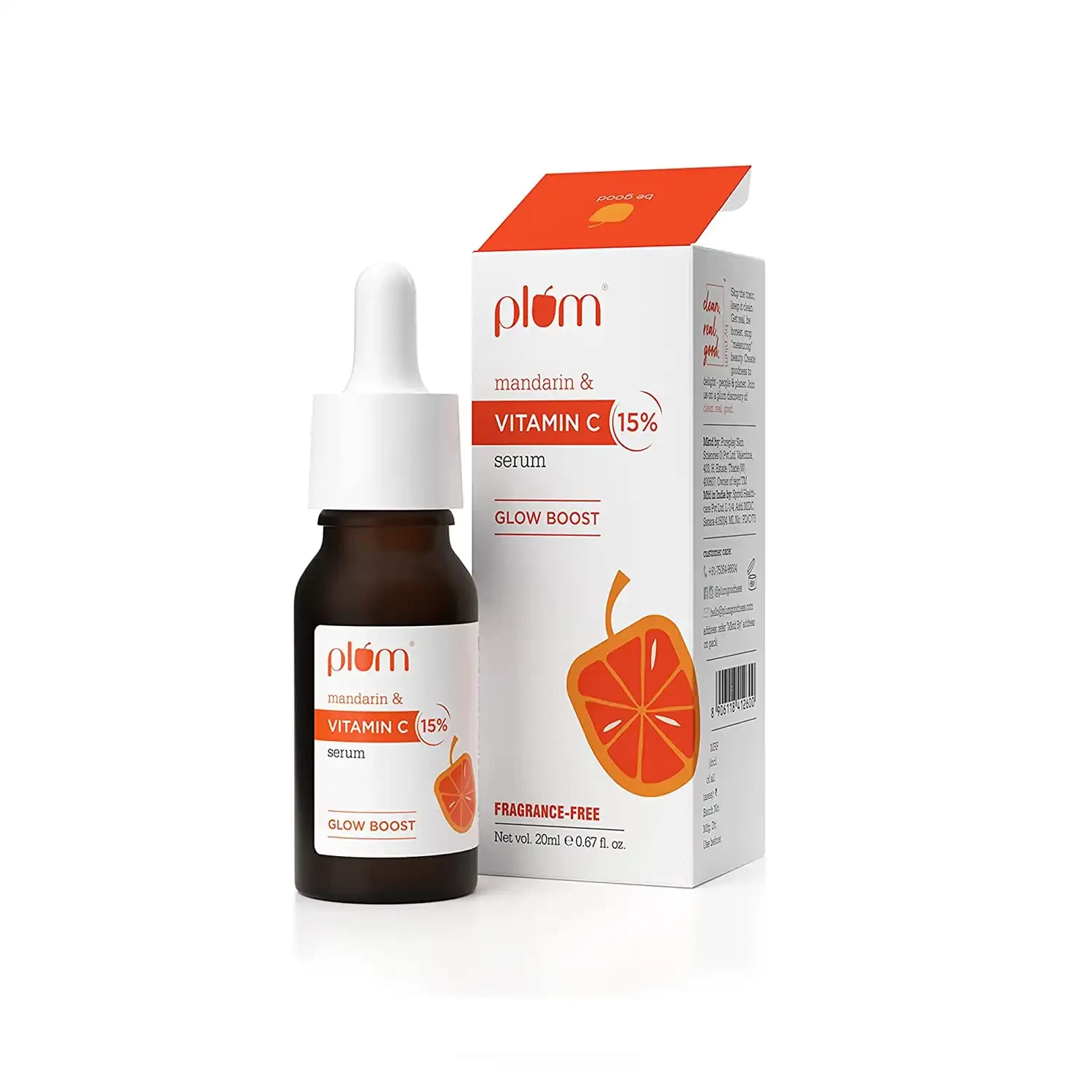 Plum Mandarin & Vitamin C Serum, 20ml