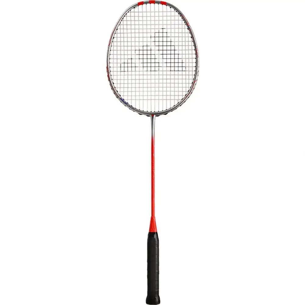 Adidas Spieler E Aktiv.1 Silver Strung with Racket Sack G5 (Badminton Racket , Carbon Fiber)