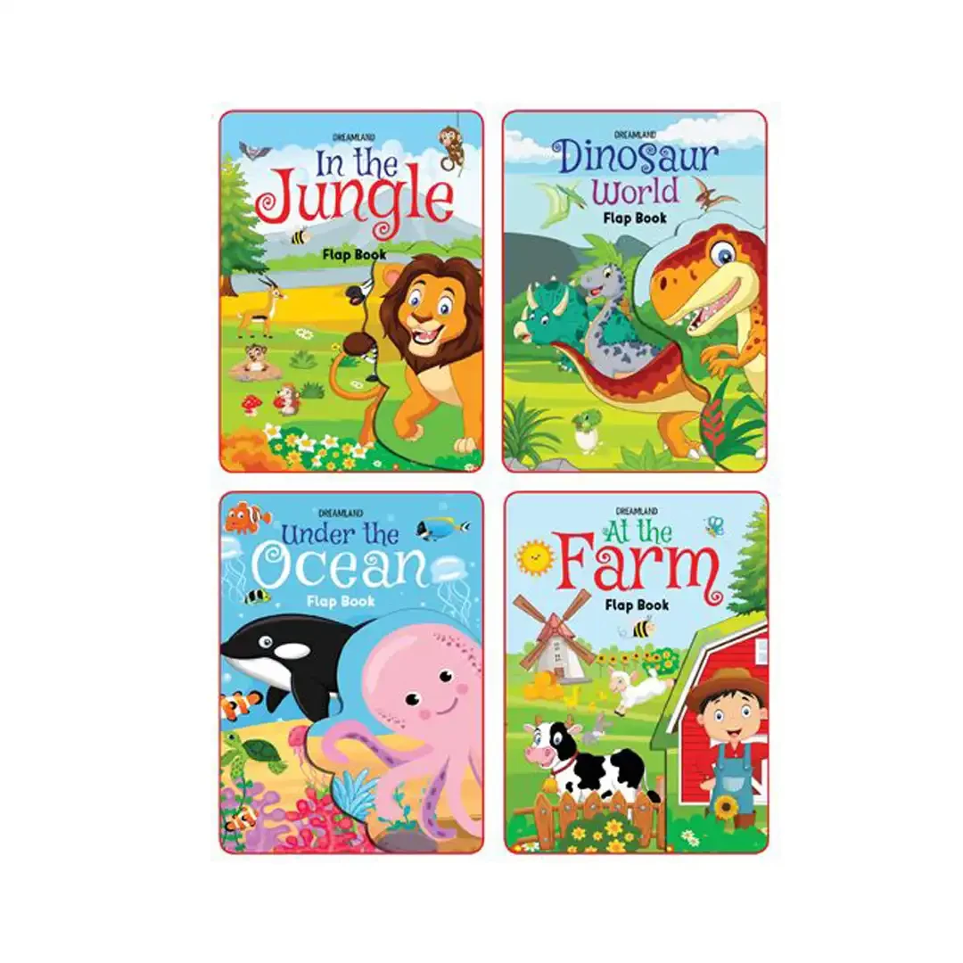 Flap Books Combo Pack- 4 Books