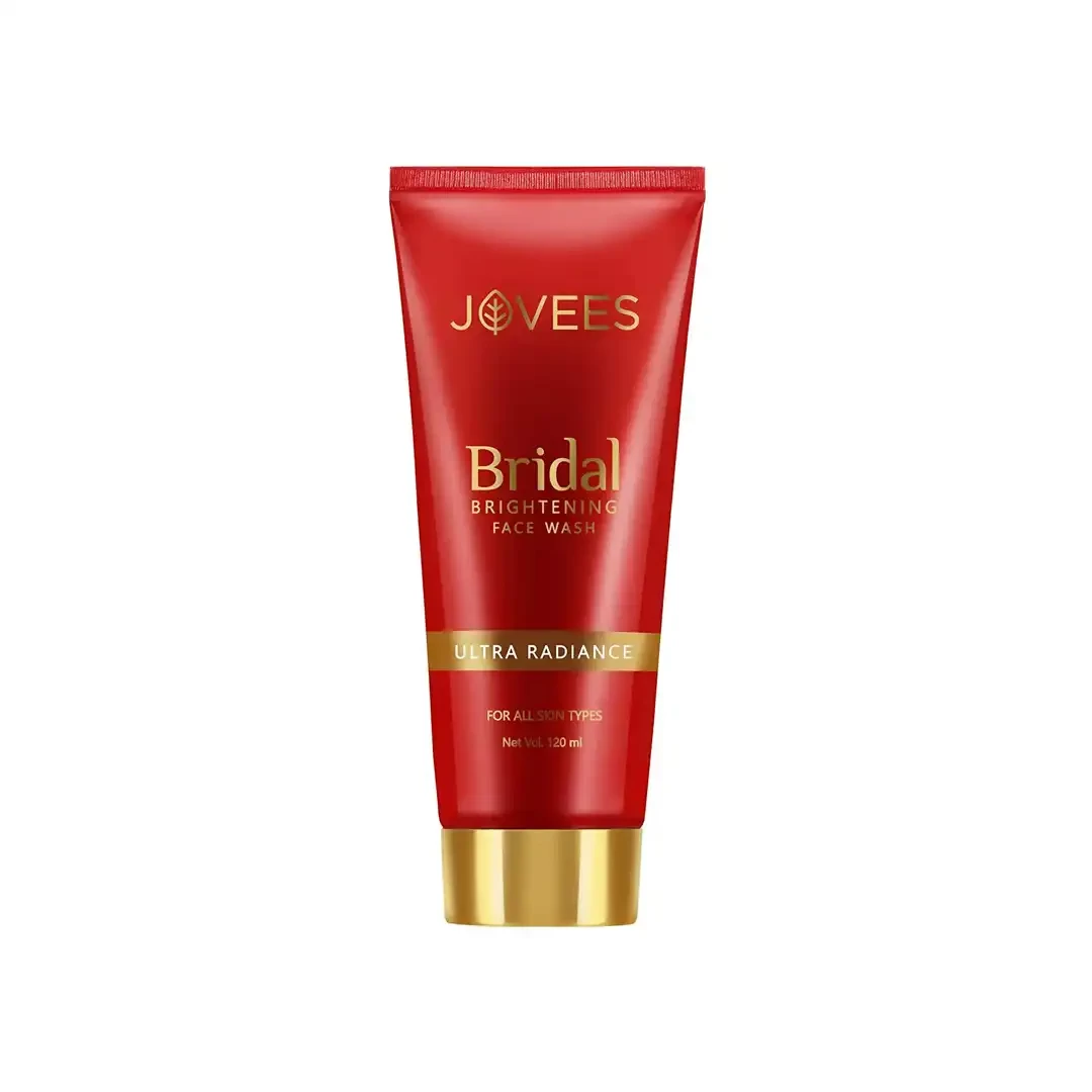 JOVEES Bridal Face Wash, Red, Natural, 120 ml