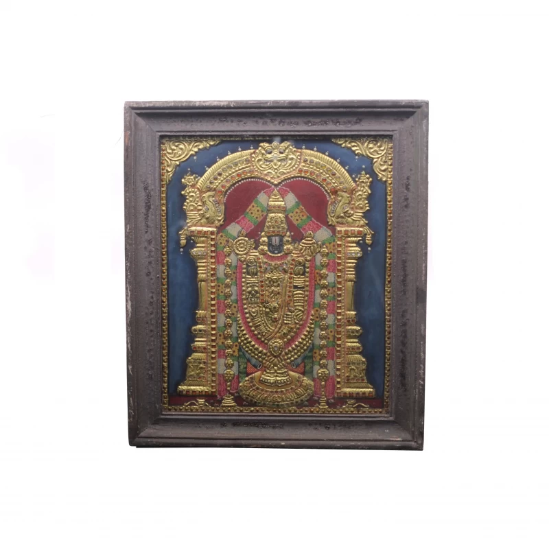 Lord Balaji - Tanjore Painting