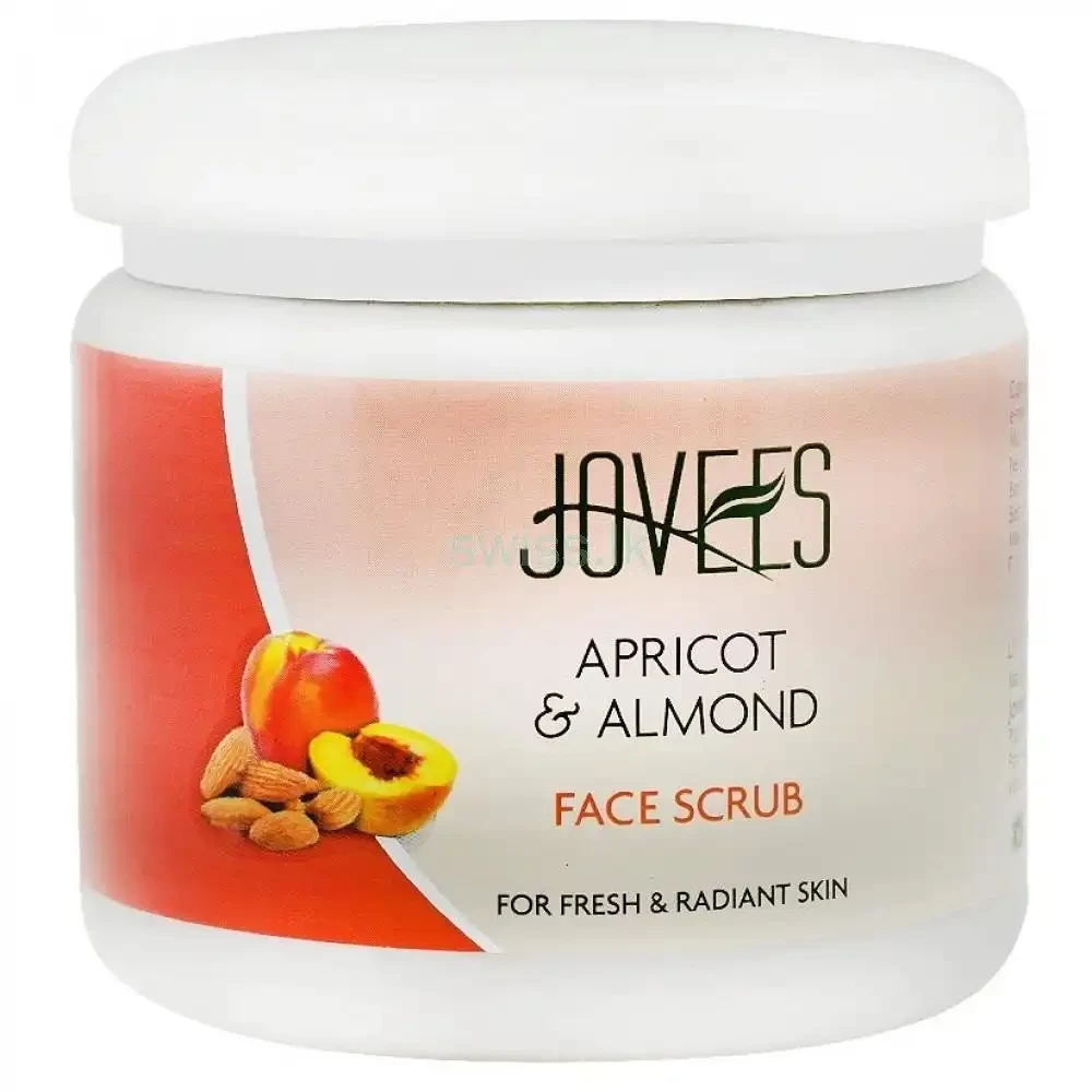 Jovees Facial Scrub, Apricot and Almond, 400g