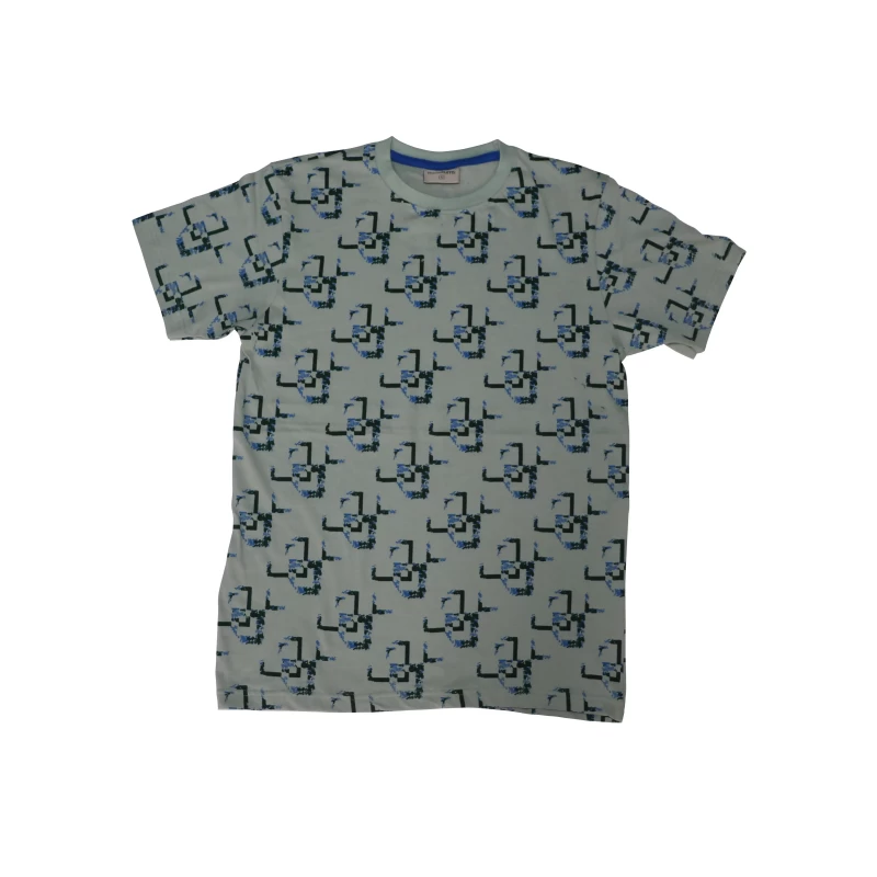 Men's Cotton Round Neck Half Sleeve Printed T-Shirt