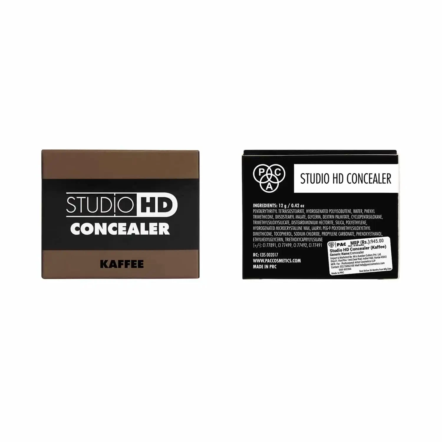 PAC Studio HD Concealer Kaffee