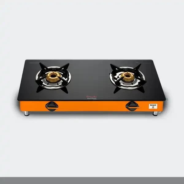 Preethi Gleam Marigold 2 Burner Gas Stove
