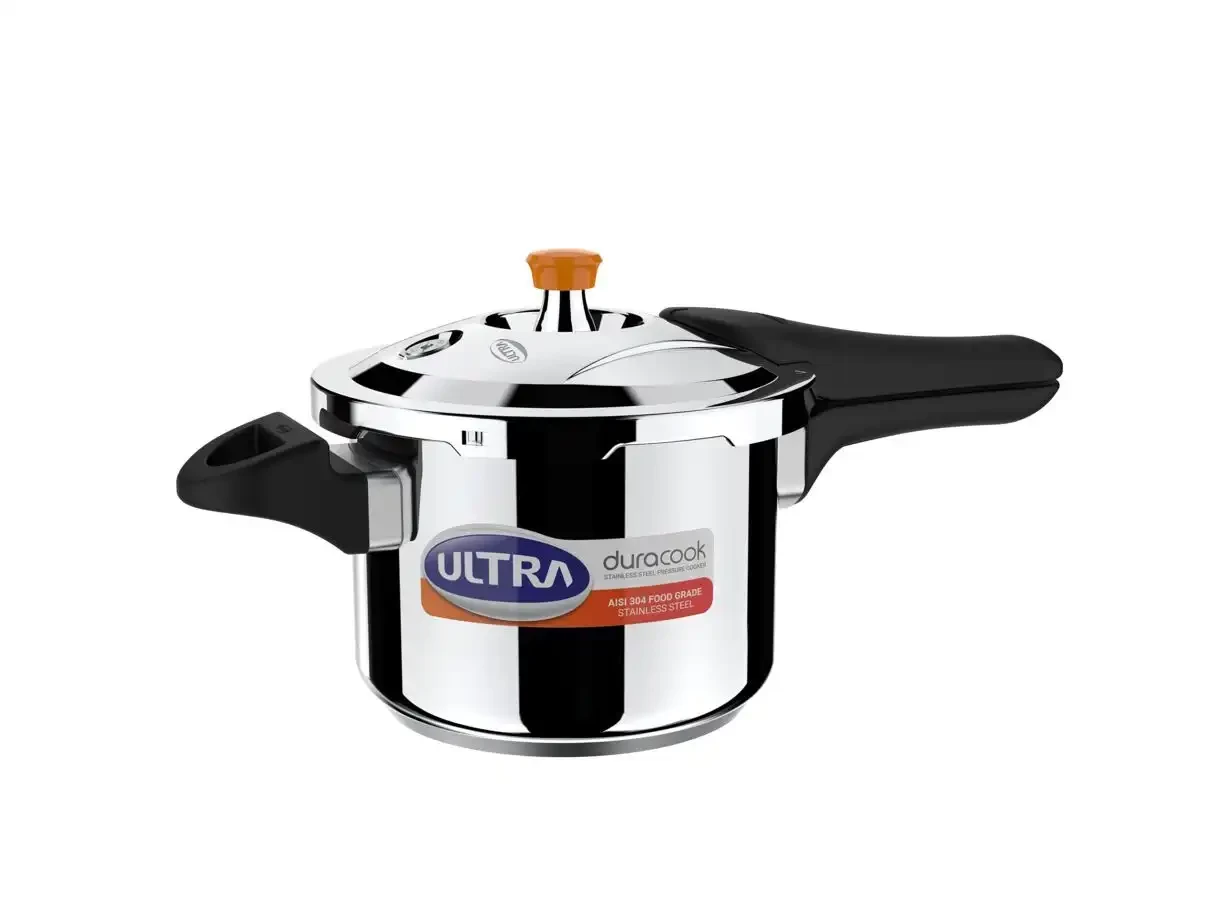 Ultra Stainless Steel Dura Cook SS Pressure Cooker 3 Ltrs