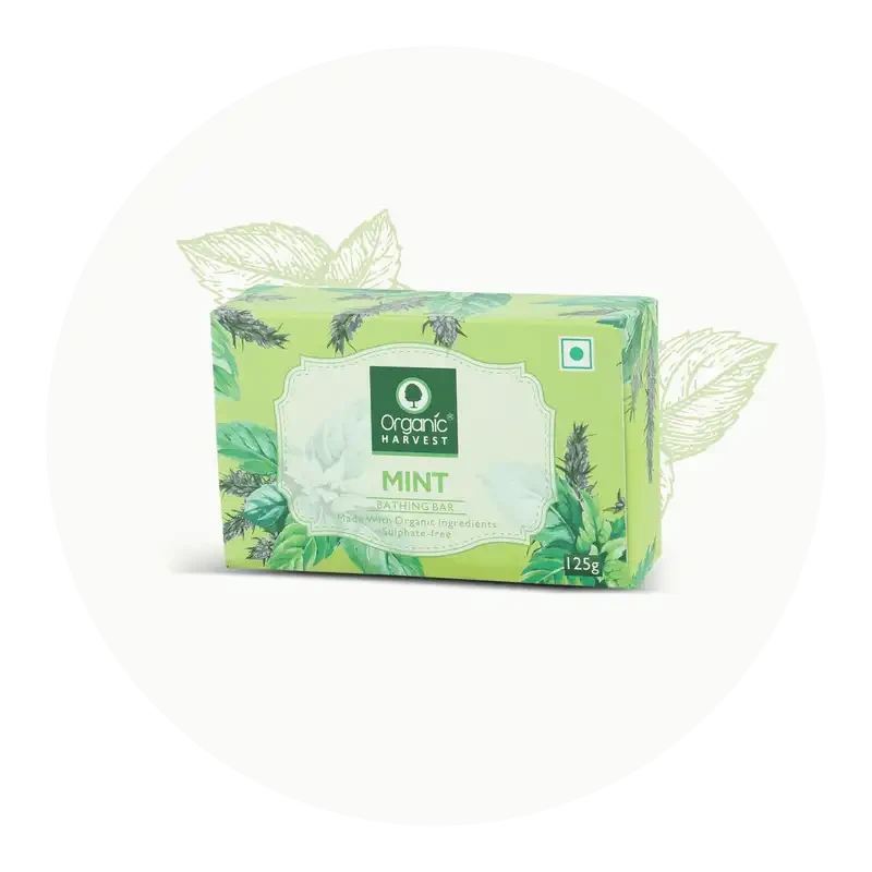 Organic Harvest Mint soap, 125g