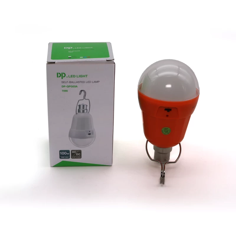 SMART LED 9 Watt Inverter Bulb LED Bulb Light Rechargeable Emergency, AC/DC Bulb Color White, B22 Cap