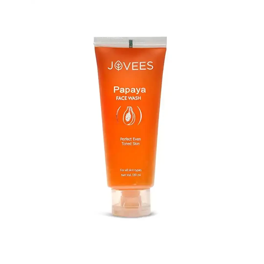 JOVEES Face Wash, Papaya, Orange, 120 ml
