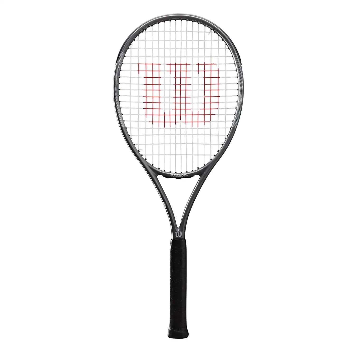 WILSON Pro Staff Precision Team 100, Black/Grey Strung Tennis Racket
