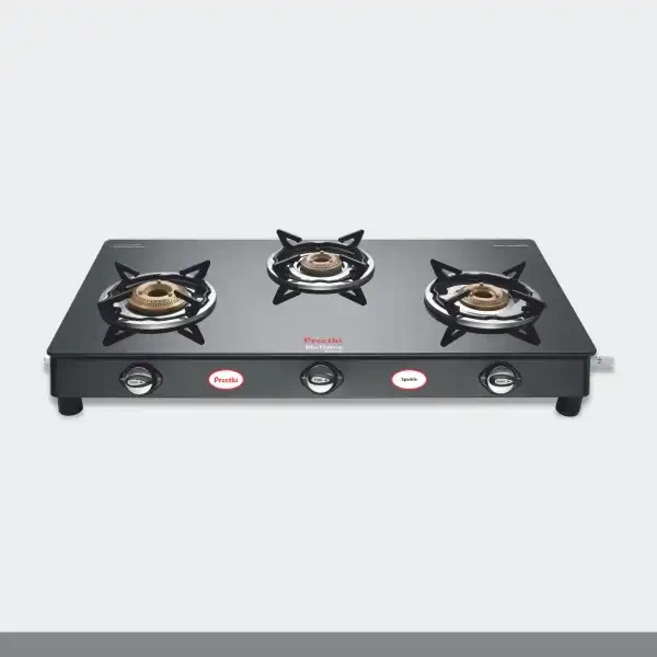 Preethi Sparkle 3 Burner  Gas Stove