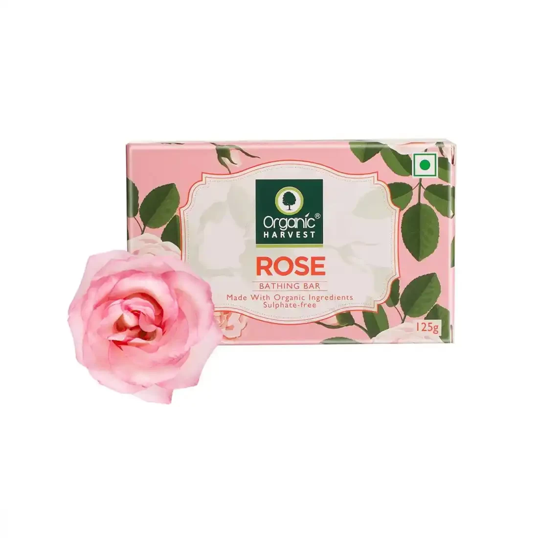 Organic Harvest Rose Soap, 125g