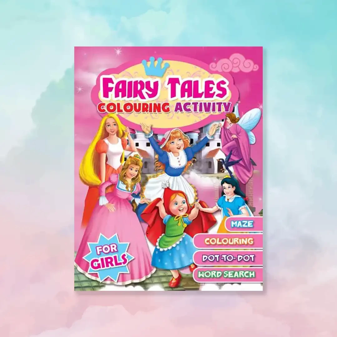 Fairy Tales Colouring Activity- For Girls