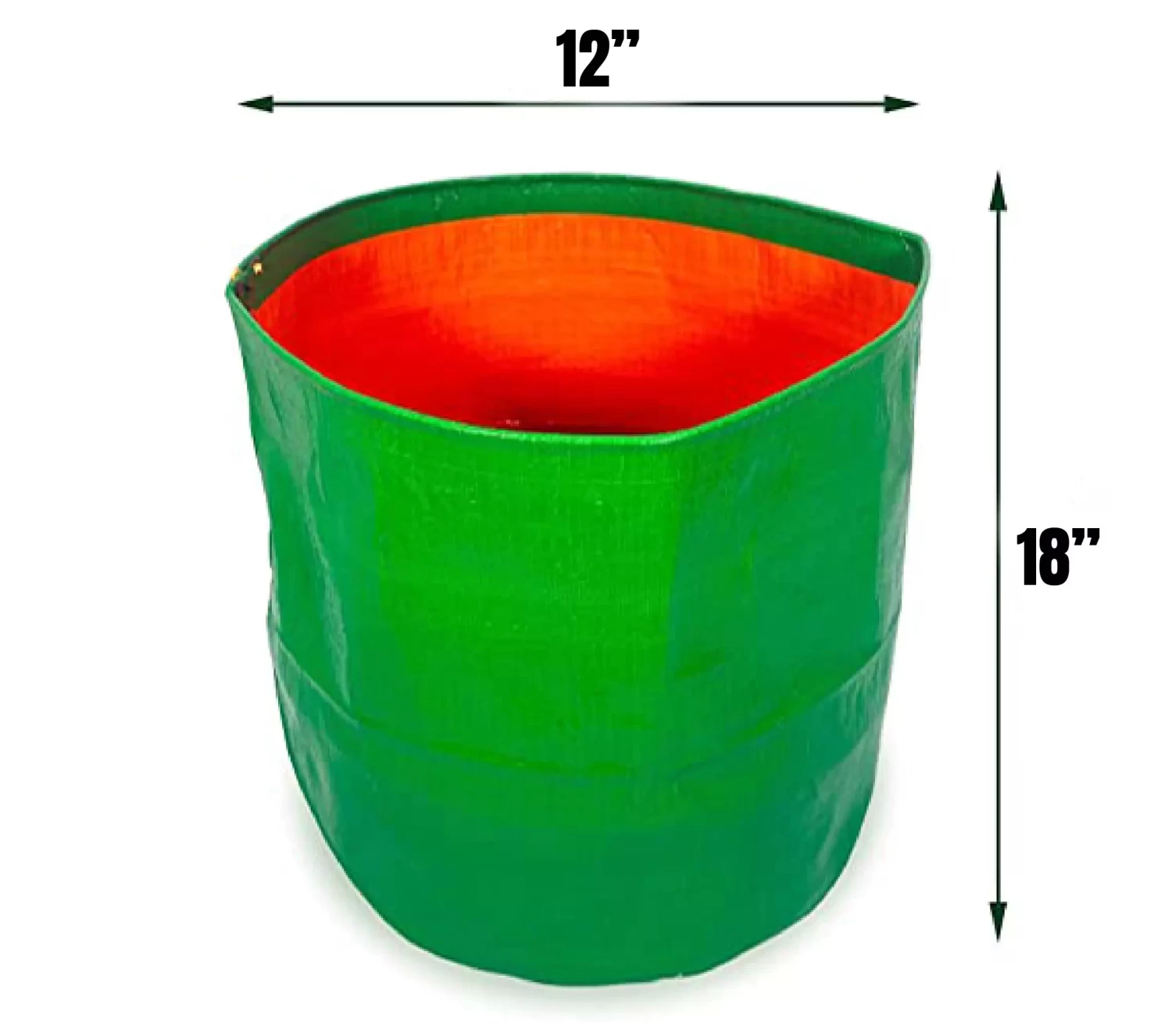Terrace Gardening Grow Bags (220 GSM) 12x18 Inch Pack of 2 for Flower and Small Plant Growing from Extended Stores