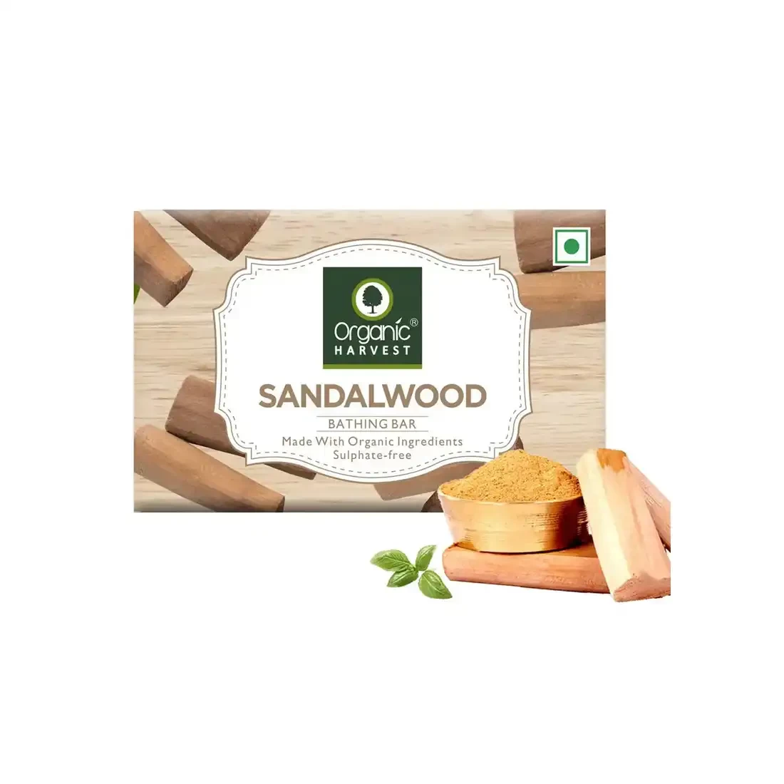 Organic Harvest Sandalwood Soap, 125g