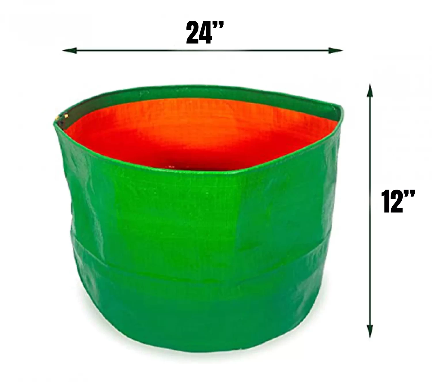 Grow Bags 24 x 12 Inch 220 GSM for Vegetable, Herb, and Flower Plants, Best for Home and Terrace Gardening Pack of 2