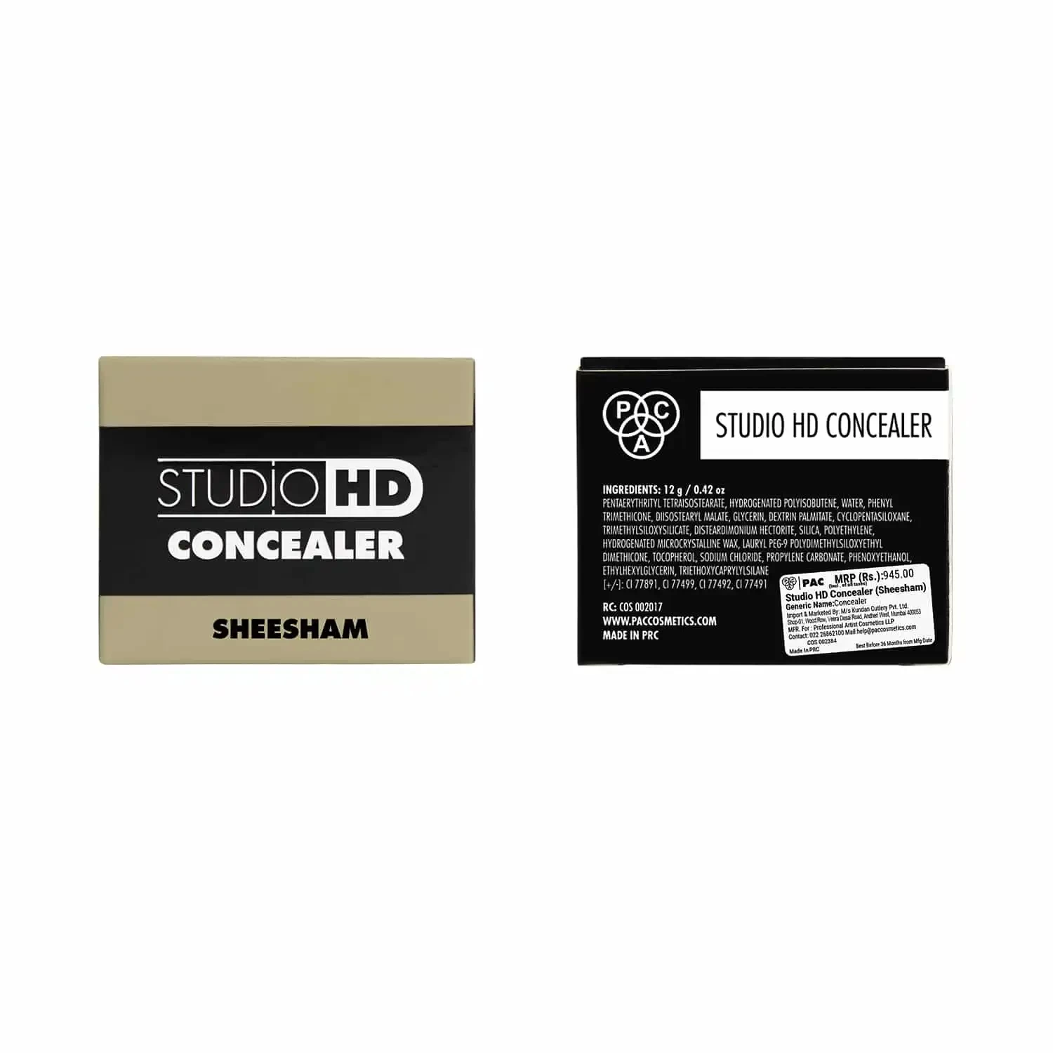 PAC Studio HD Concealer Sheesham