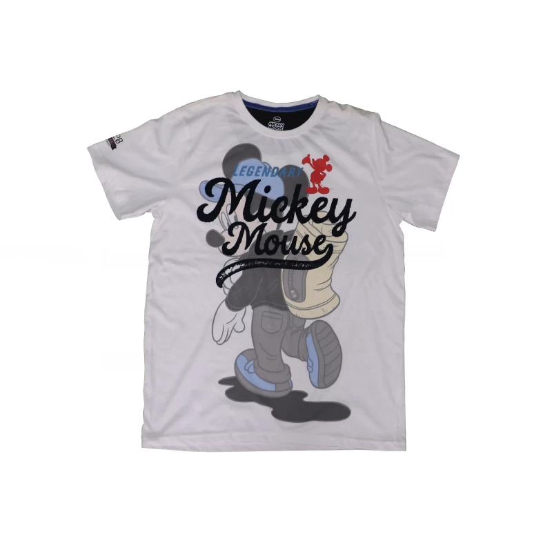 Men's Cotton Half Sleeve Regular Fit T Shirt- Mickey Mouse T-Shirt for Unisex