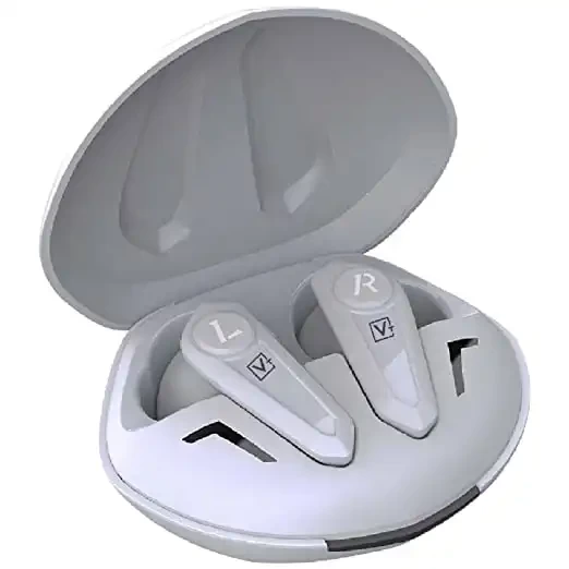 Varni F10 Spider TWS, True Wireless Earbuds with Mic, 15 Hours Playtime with 30Min Quick Charge, True Bass, Dual Connect, Bluetooth 5.0, Type C & Voice Assistant (White)