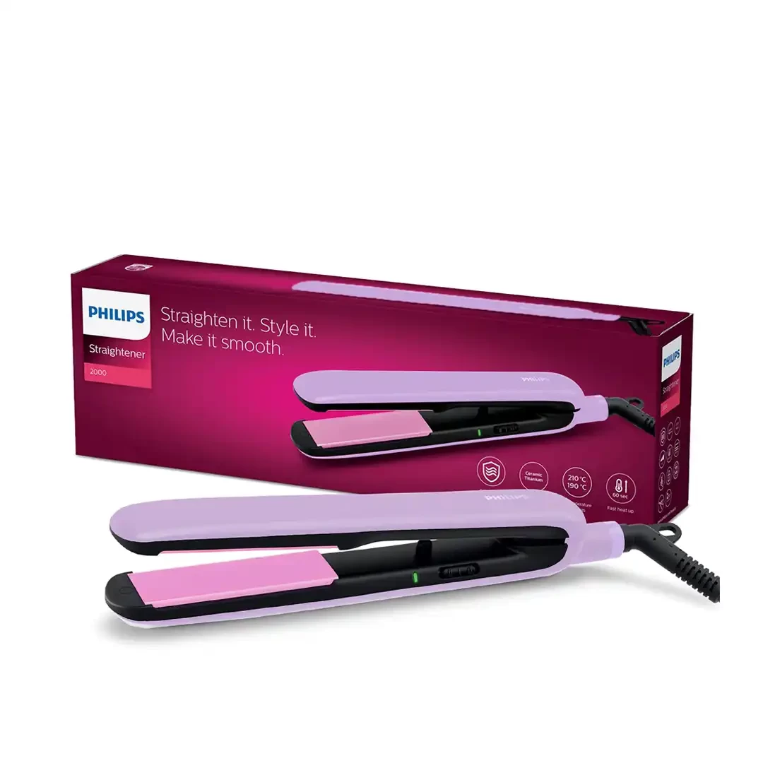 Philips Straightener Silk Titanium BHS393