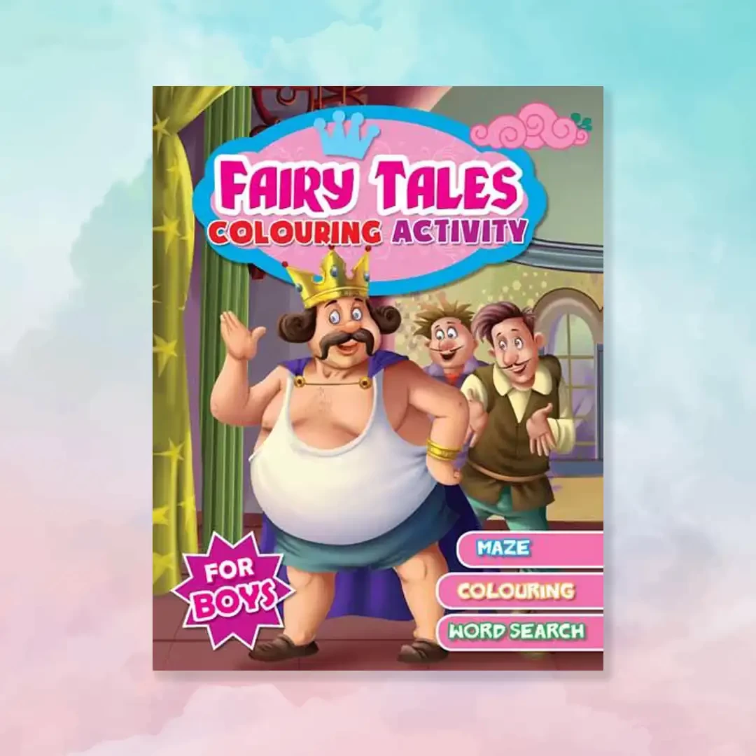Fairy Tales Colouring Activity- For Boys