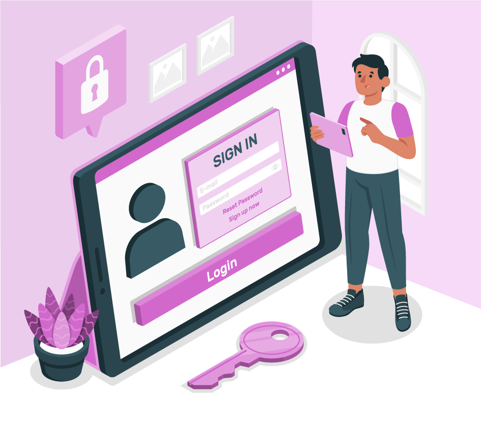 Customer Login page Image