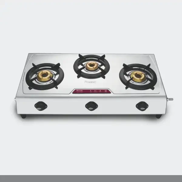 Preethi SS Gas stove Stellar 3 Burner